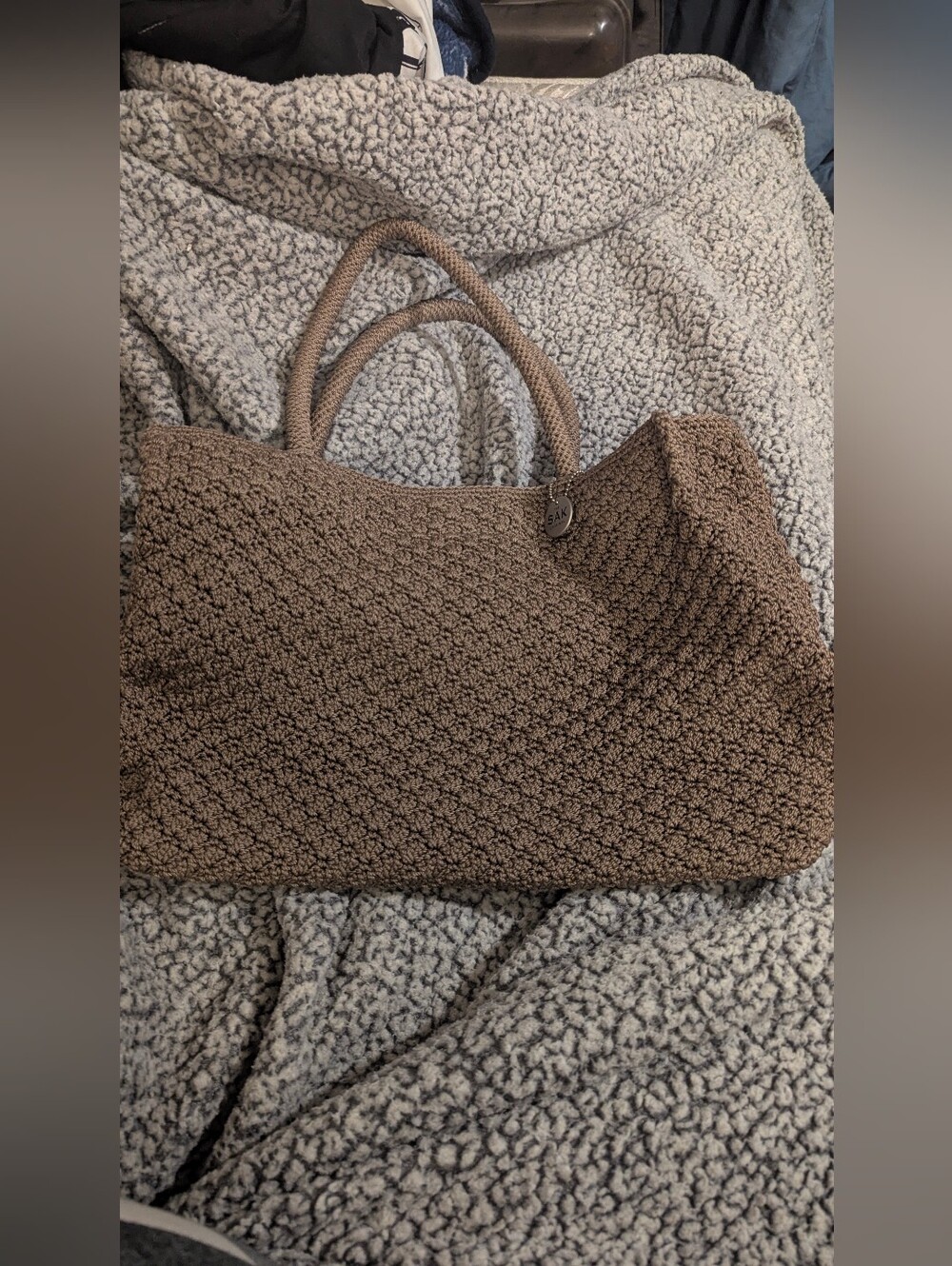 The Sak hand-crocheted tote